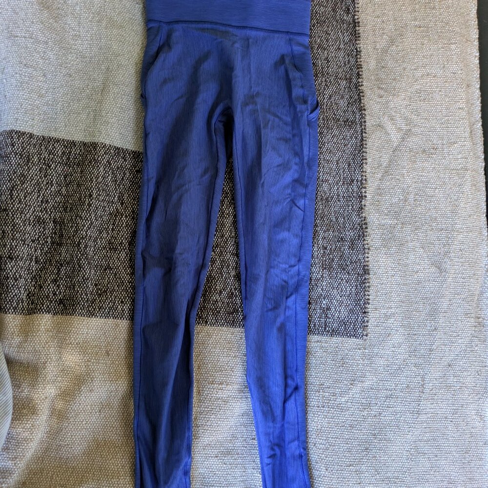 Outdoor Voices XS Blue Extra High Leggings